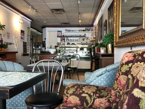 Inside Happy Zoe at Happy Zoe Vegan Bakery in Brooklyn