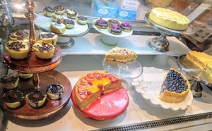 Just some of the amazing selection! at Happy Zoe Vegan Bakery in Brooklyn