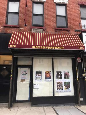 Vegan bakery in Brooklyn, Greenpoint at Happy Zoe Vegan Bakery in Brooklyn
