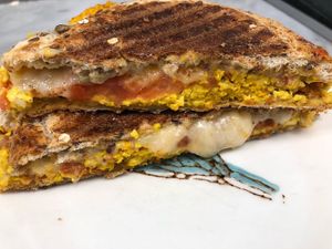 Vegan Panini  at Happy Zoe Vegan Bakery in Brooklyn