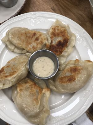 Vegan Pierogies  at Happy Zoe Vegan Bakery in Brooklyn