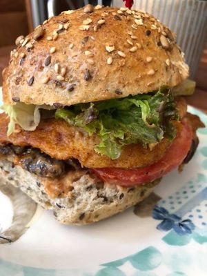 Vegan Power Sandwich !!!  at Happy Zoe Vegan Bakery in Brooklyn