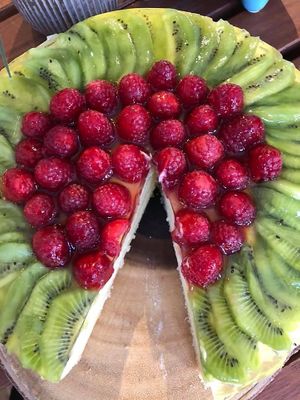 Vegan Gluten Free Cheesecake  at Happy Zoe Vegan Bakery in Brooklyn