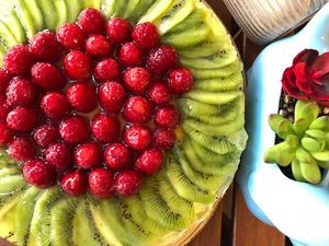 Vegan Gluten Free Cheesecake  at Happy Zoe Vegan Bakery in Brooklyn