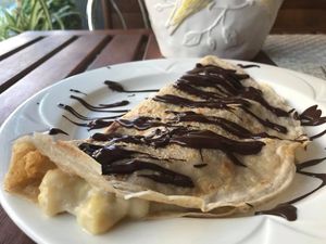 Vegan Gluten Free Crepes  at Happy Zoe Vegan Bakery in Brooklyn