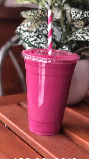 Mother of Dragons Smoothie at Happy Zoe Vegan Bakery in Brooklyn