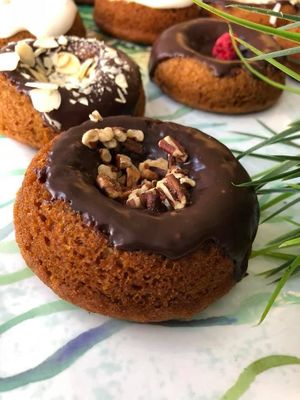Vegan Gluten Free and Sugar Free Donuts  at Happy Zoe Vegan Bakery in Brooklyn