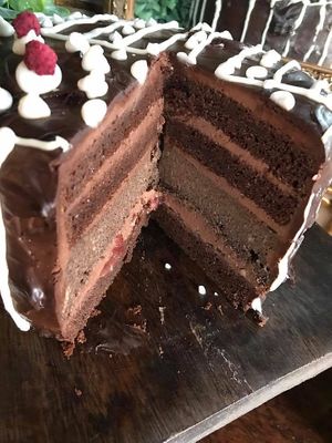 Vegan Birthday Cake at Happy Zoe Vegan Bakery in Brooklyn