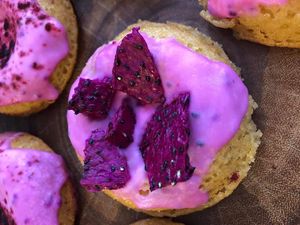 Vegan gluten free donuts , order yours for a party !
Email us: happyzoeveganbakery@gmail.com at Happy Zoe Vegan Bakery in Brooklyn