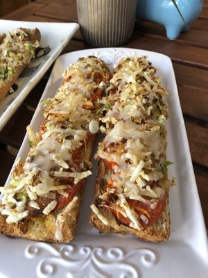 Vegan Grilled Cheese  at Happy Zoe Vegan Bakery in Brooklyn