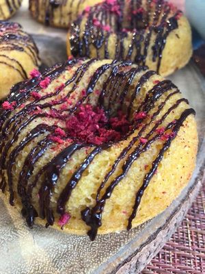 Vegan Gluten Free Pumpkin Donuts  at Happy Zoe Vegan Bakery in Brooklyn
