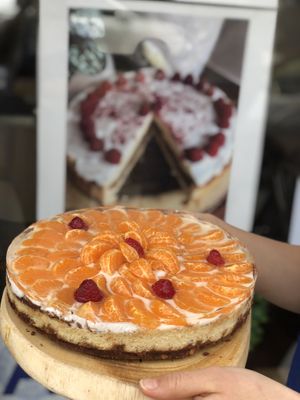 Vegan Gluten Free Cheesecake  at Happy Zoe Vegan Bakery in Brooklyn