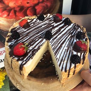 Vegan Gluten Free Cheesecake  at Happy Zoe Vegan Bakery in Brooklyn