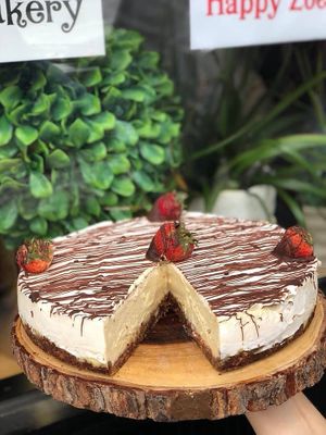 Vegan Gluten Free Cheesecake  at Happy Zoe Vegan Bakery in Brooklyn