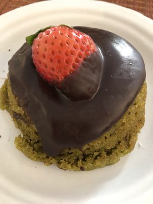 Donut ;) at Happy Zoe Vegan Bakery in Brooklyn