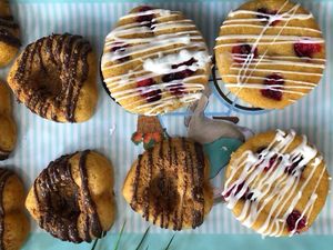 Vegan Gluten Free Donuts 
Order yours for Thanksgiving 
Email us: happyzoeveganbakery@gmail.com at Happy Zoe Vegan Bakery in Brooklyn