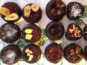 Vegan Gluten Free Donuts at Happy Zoe Vegan Bakery in Brooklyn