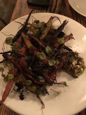 Za’atar carrots at XYST in New York City