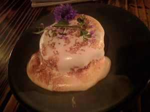 LEMON MERENGUE PIE. (ALMOND AND DATE CRUST. LEMON. COCONUT. ) at XYST in New York City