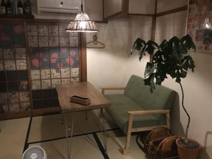 Loft area. About 12 seats total  at Pettirosso in Kyoto