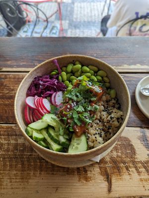 Tofu Bowl at Cafefin in Prague