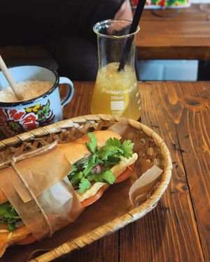 bahn mi at Cafefin in Prague