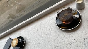 Coffee and tea  at Hillgate Cakery in Stockport