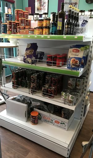 Grocery area  at Hillgate Cakery in Stockport