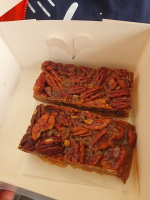 Pecan pie at Hillgate Cakery in Stockport