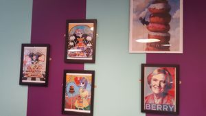 Decor at Hillgate Cakery in Stockport