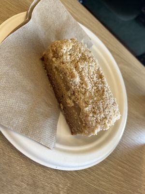 Apple cinnamon slice   at Lucky Cat Cafe in Annerley