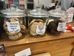 Chunky cookies   at Lucky Cat Cafe in Annerley