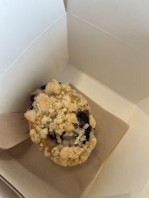 Blueberry and lemon   at Lucky Cat Cafe in Annerley