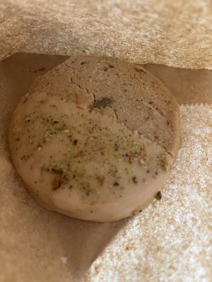 White chocolate Cookie to take away   at Lucky Cat Cafe in Annerley