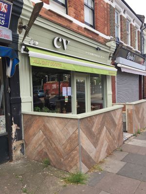 Outside view  at Comptoir V in North West London
