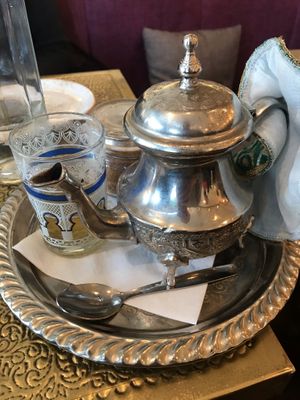 Mint tea at Comptoir V in North West London