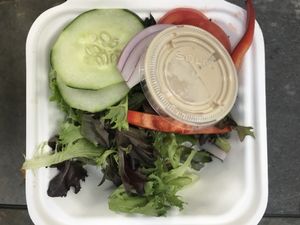 side salad at Three Carrots - Fountain Square in Indianapolis