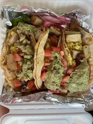 breakfast tacos at Three Carrots - Fountain Square in Indianapolis