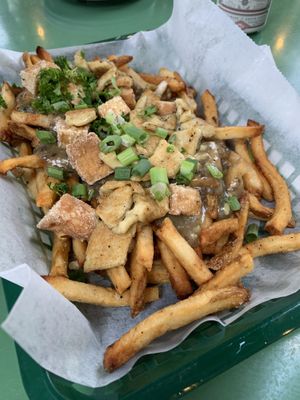 Poutine at Three Carrots - Fountain Square in Indianapolis