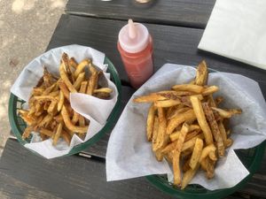 side of fries(2)  at Three Carrots - Fountain Square in Indianapolis