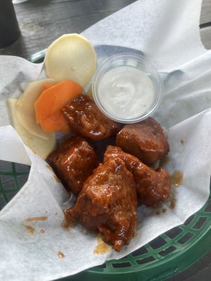 bbq high fives  at Three Carrots - Fountain Square in Indianapolis