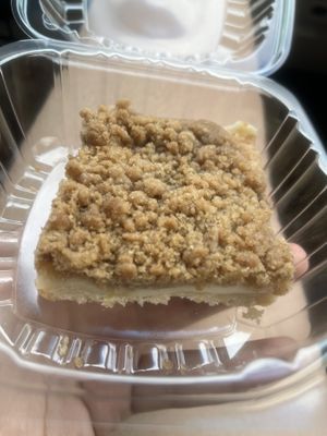 apple crumble bar  at Three Carrots - Fountain Square in Indianapolis
