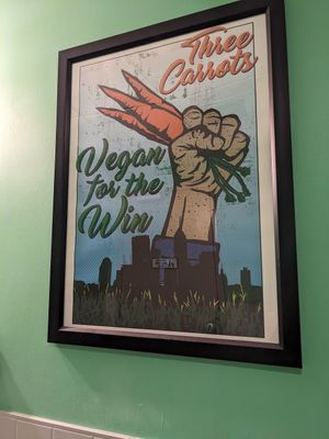 Inside the restaurant at Three Carrots - Fountain Square in Indianapolis