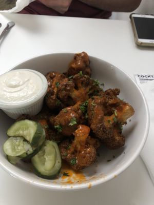 Cauliflower bites  at Three Carrots - Fountain Square in Indianapolis