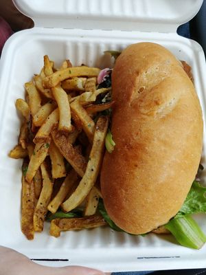 Beetball Sub: Surprisingly good and flavorful at Three Carrots - Fountain Square in Indianapolis