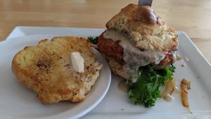 Kids from a rose at Three Carrots - Fountain Square in Indianapolis