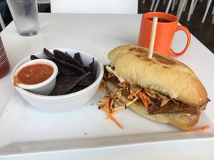 Bahn mi  at Three Carrots - Fountain Square in Indianapolis