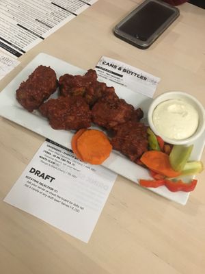 Seitan high fives at Three Carrots - Fountain Square in Indianapolis