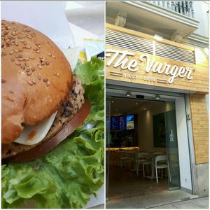 vegan fast food  at The Vurger in Valencia