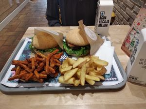 Dos menús vurger at The Vurger in Valencia